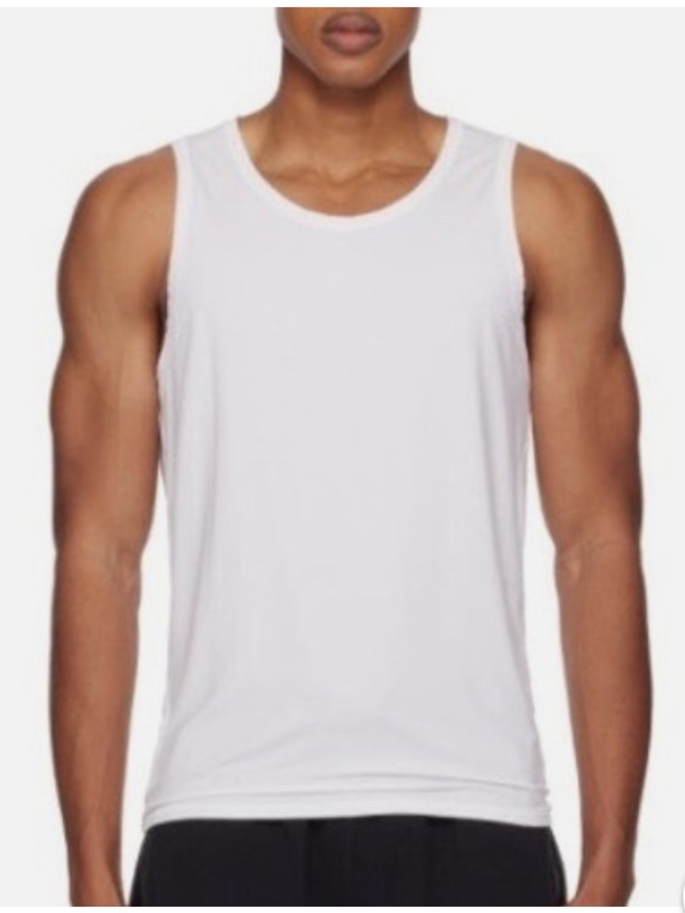 SKIMS Men's Stretch Tank Top White Size Medium